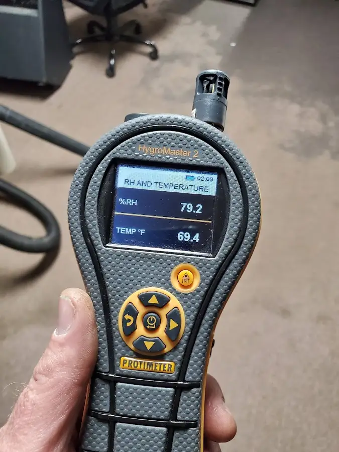 Moisture meter humidity assessment for Mold Remediation & Removal in Willowick
